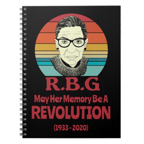 RBG _ May Her Memory be a Revolution Notebook
