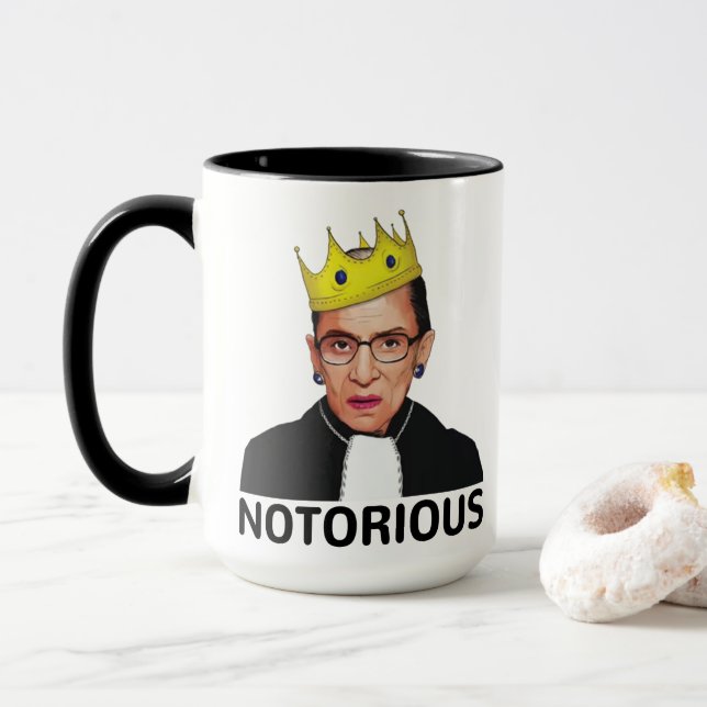 RBG Notorious Kamala Harris I'm Speaking Mug (With Donut)