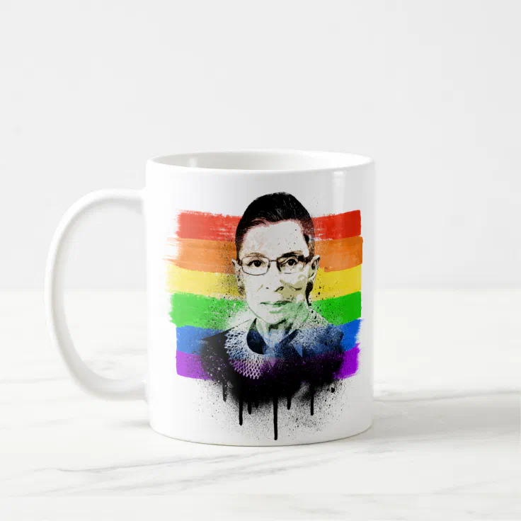 RBG Pride Flag Graffiti Coffee Mug | Zazzle