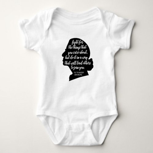 RBG quotes Ginsburg quote Ruth Bader Ginsburg Baby Bodysuit