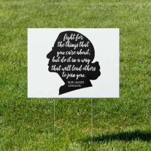 RBG Quotes, Ginsburg Quote, Ruth Bader Ginsburg Sign