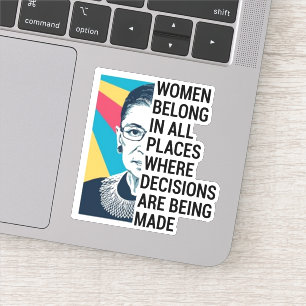Rbg Quotes, Ruth Bader Ginsburg Quote Sticker