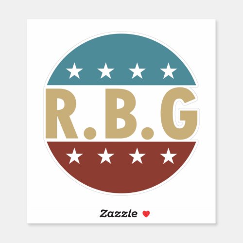 RBG _ Round  Sticker
