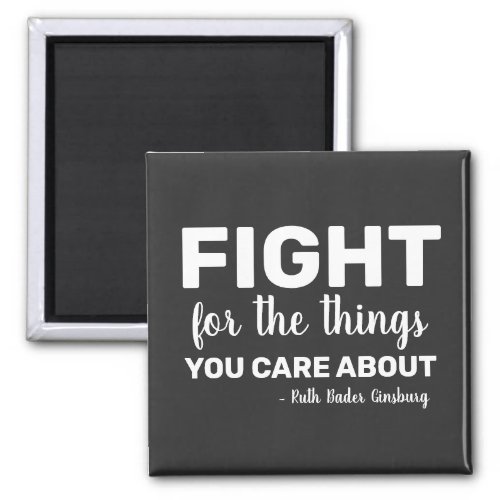 RBG Ruth Bader Ginsburg Quotes Feminist Liberal Magnet