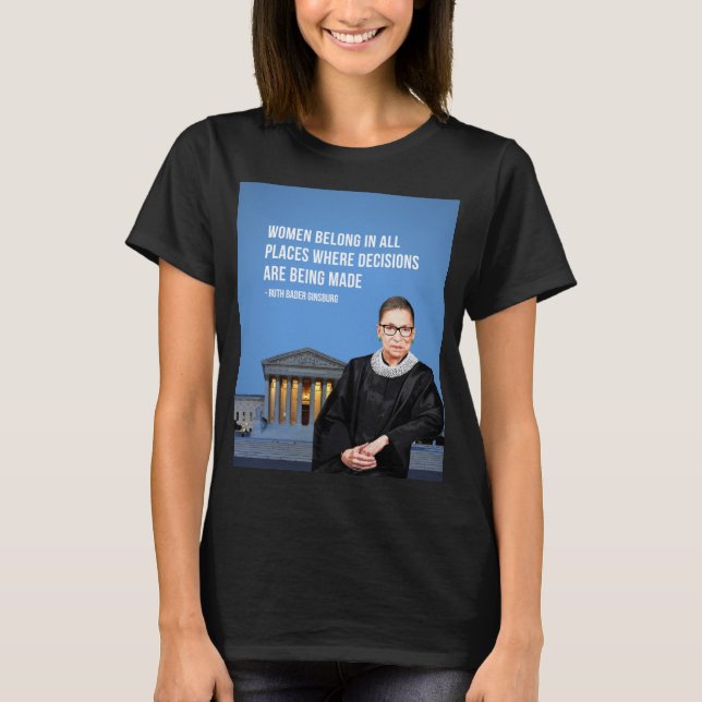 RBG Ruth Bader Ginsburg T-Shirt (Front)
