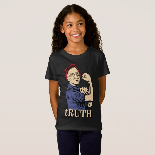 RBG Ruth Ginsburg Supreme Court Feminist T-Shirt (Front Full)