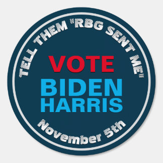 RBG Sent Me BIDEN HARRIS 2024 Yard Sign