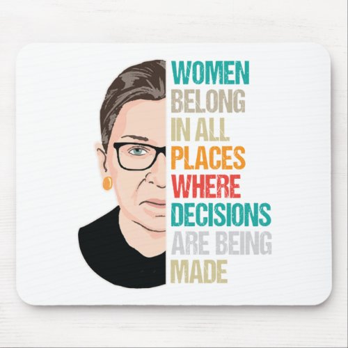 RBG Supreme Court Vote Ruth Bader Ginsburg Mouse Pad