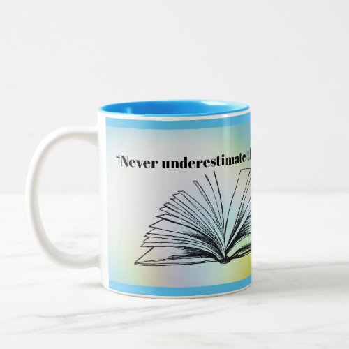 RBG the power of a good book Two_Tone Coffee Mug