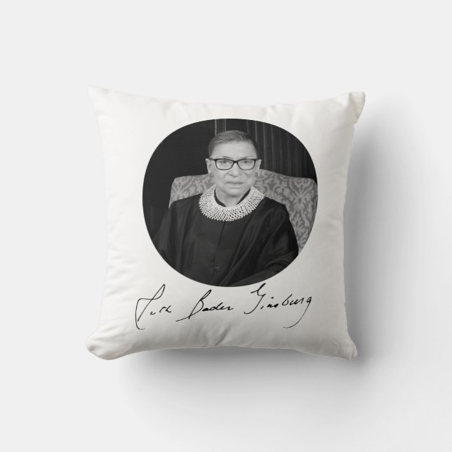 RBG THROW PILLOW (Front)