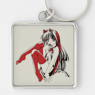RBP, Neko the Sexy Anime Cat Girl Furry Keychain