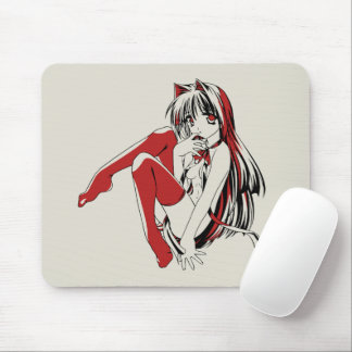 RBP, Neko the Sexy Anime Cat Girl Furry Mouse Pad