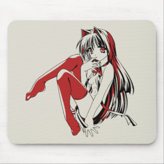 RBP, Neko the Sexy Anime Cat Girl Furry Mouse Pad