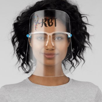 Rbt Autism Awareness Aba Behavior Analysis Face Shield by MellowSphere at Zazzle