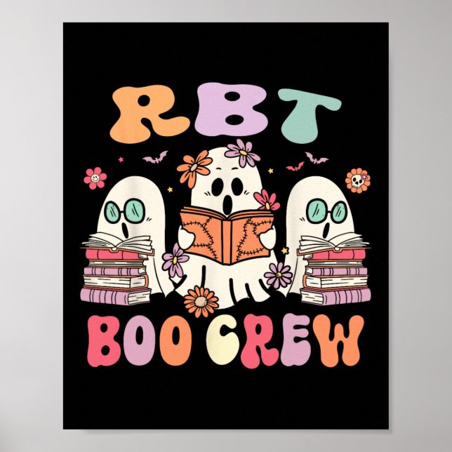 Rbt Boo Crew Halloween Registered Behavior Technic Poster (Front)