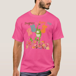 Rbt Cute Frog Floral Registered Behavior Technicia T-Shirt