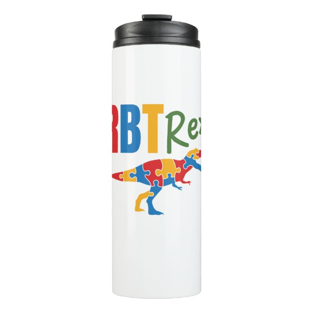 RBT Rex Registered Behavior Technician ABA Thermal Tumbler (Front)