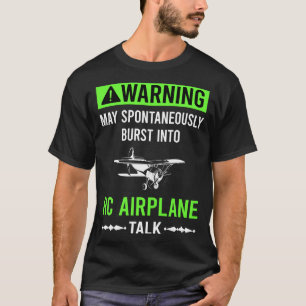 RC Airplane Airplanes Plane Planes Aircraft T-Shirt