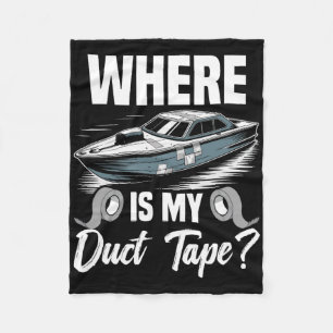 Rc Boats Remote Control Boat Cruise Duct Tape Rc C Fleece Blanket