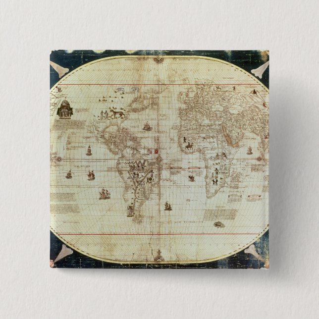 Rc C 2487 Map of the World, designed by Sebastien Button (Front)