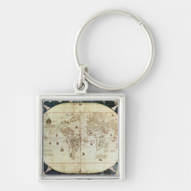 Rc C 2487 Map of the World, designed by Sebastien Keychain (Front)