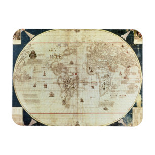 Rc C 2487 Map of the World, designed by Sebastien Magnet