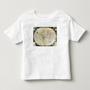 Rc C 2487 Map of the World, designed by Sebastien Toddler T-shirt