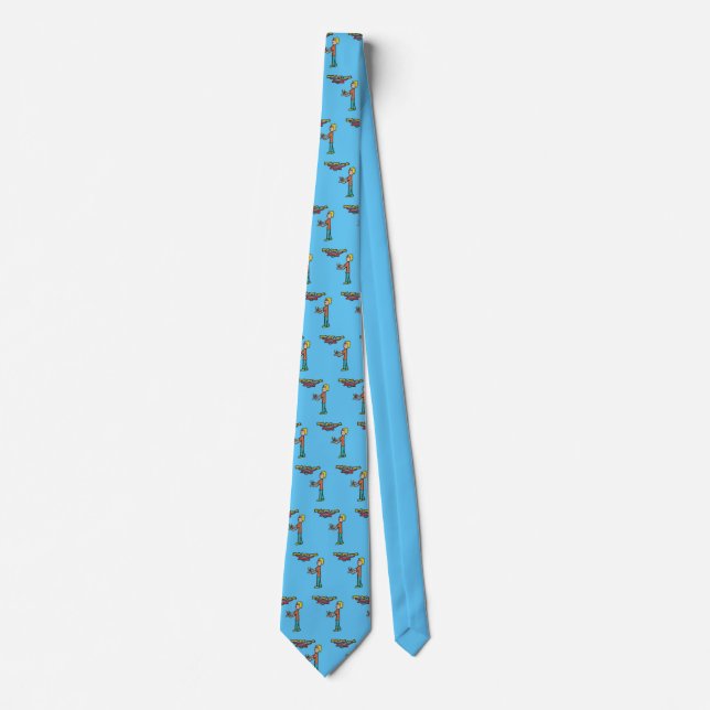 RC Drone Flying Neck Tie (Front)