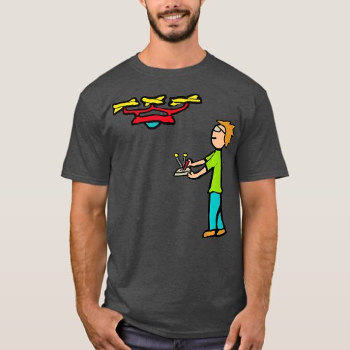 RC Drone Flying T_Shirt