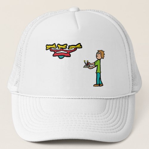 RC Drone Flying Trucker Hat