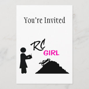 RC Girl Invitation