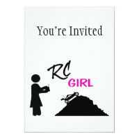 RC Girl Invitation