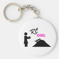 RC Girl Keychain