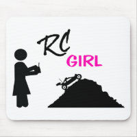RC Girl Mouse Pad