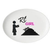 RC Girl Porcelain Serving Platter