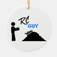 RC Guy Ceramic Ornament
