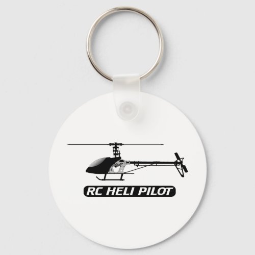 RC Helicopter Pilot Keychain