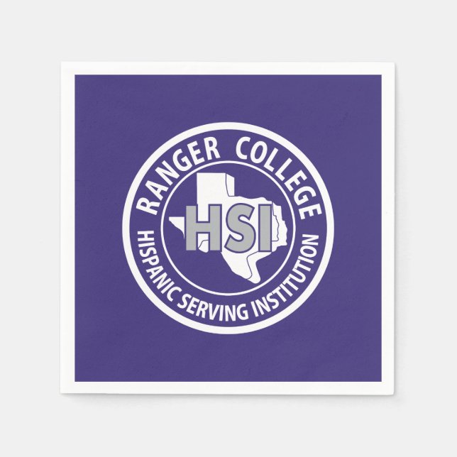 RC Hispanic Serving Institution Seal Napkins (Front)