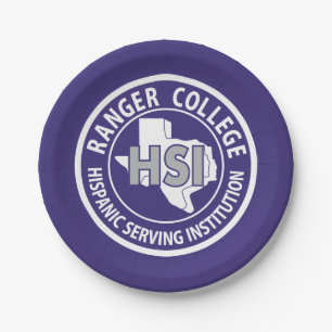 RC Hispanic Serving Institution Seal Paper Plates