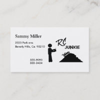RC Junkie Business Card