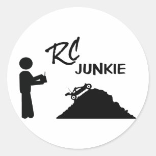 RC Junkie Classic Round Sticker