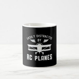 RC Plane Aircraft Easily Distracted By RC Planes Coffee Mug