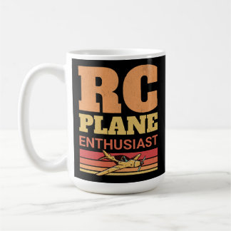 RC Plane Enthusiast Remote Control Airplanes Lover Coffee Mug