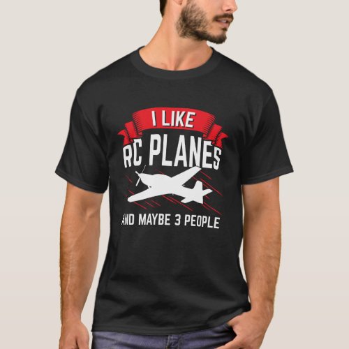 RC Plane Remote Radio Control Controlled Gift T_Shirt