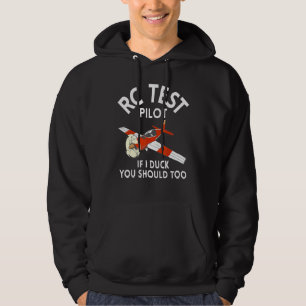 RC Test Plane Model Airplane Aviation Aircraft   Hoodie