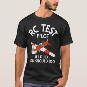 RC Test Plane Model Airplane Aviation Aircraft   T-Shirt
