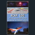 RCAF 100 Airshow Review 2024 Calendar<br><div class="desc">Celebrate 100 years of excellence with the RCAF 100 - 2024 Airshow Review Calendar! ✈️ This limited edition calendar features stunning images of the Royal Canadian Air Force’s centennial celebrations, showcasing the thrilling CF-18 Demo Team and the incredible RCAF Snowbirds. Relive the magic of their aerial displays and breathtaking performances...</div>