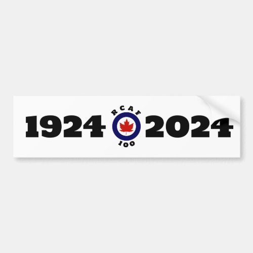 RCAF 100 Bumper Sticker