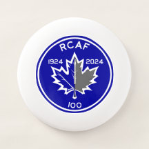 RCAF 100 Vintage Gray Logo Wham-O Frisbee