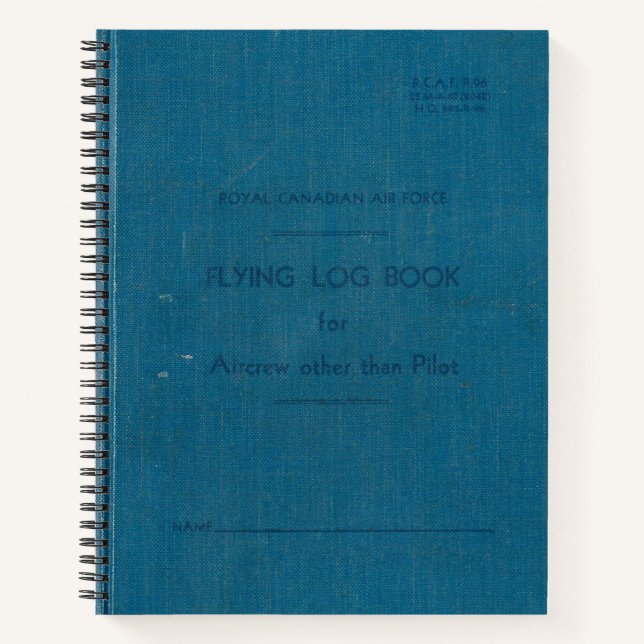 RCAF Notebook (Front)